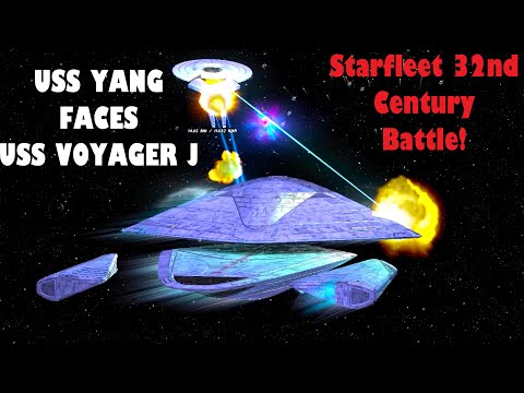 32nd Century Battle USS Yang VS USS Voyager J - Star Trek Ship Battles - Bridge Commander