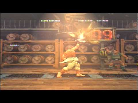 SSF4 AE: Barrel Buster Bonus Stage (Ryu) 100% - ASH4488