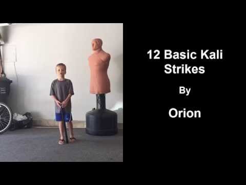Orion - 12 Basic Kali Strikes - Stick Fighting