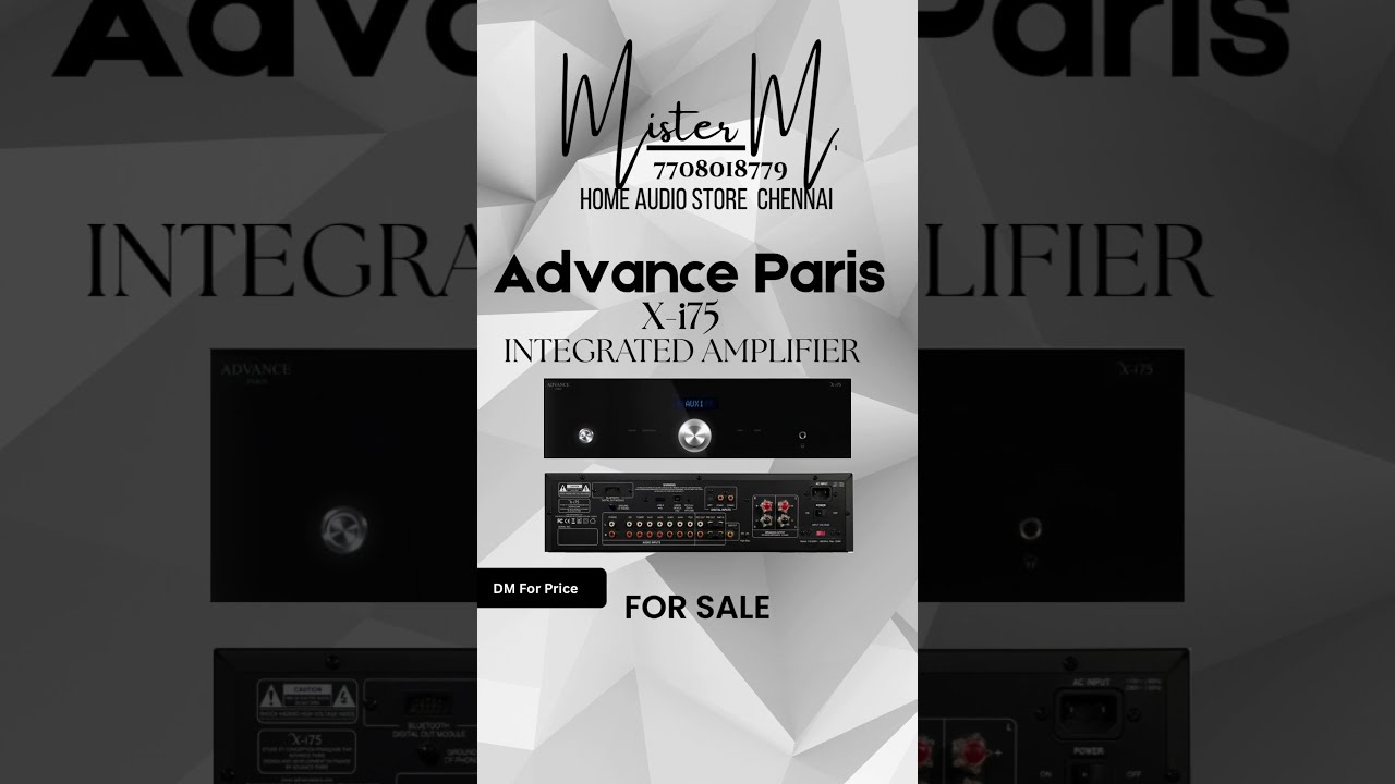 Advance Paris X-i75 Stereo Integrated#Amplifier #music #homecinema #advanceparis #stereo #amp #music
