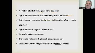 ÖLÇME 11: Ölçmede Hata Türleri