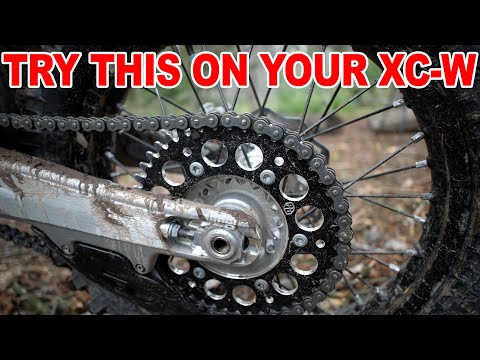 CHEAP upgrade for the 2024 KTM XC-W - Rear Sprocket Change