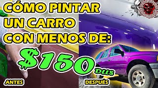 como pintar un carro con poco dinero (esmalte acrílico)