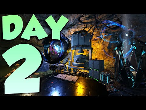 Making INSANE Progress On The Pearl Cave DAY 2 - ARK
