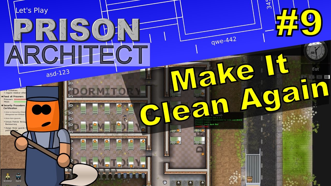 Prison Architect #9 | Make It Clean Again