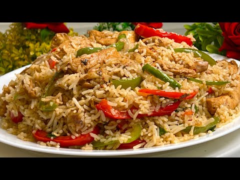 Homemade Chicken Fajita Rice