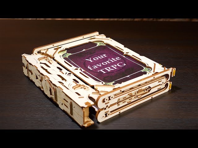 Video Teaser für Game Master’s Screen | Mechanical Wooden Device for Tabletop Games | Ugears Games Collection