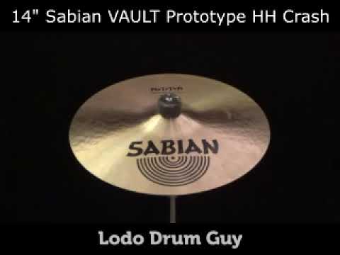 SOLD OUT 14" Sabian VAULT Prototype HH Crash Cymbal