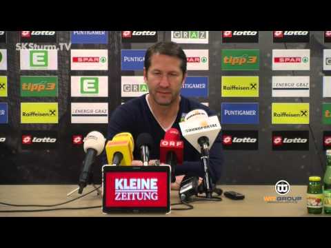 SK Sturm: Mediabriefing vor FK Austria Wien (18. Runde 2015/16)