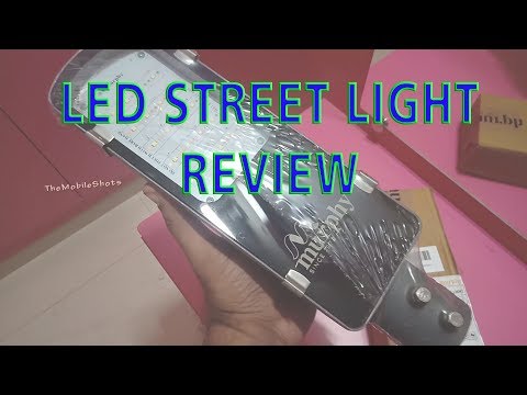 Murphy led 15w street light review and testing - outdoor lig...