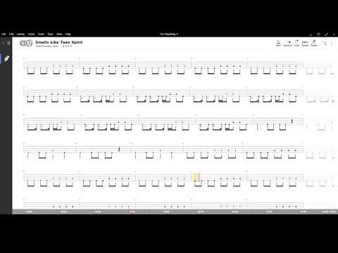 Smells Like Teen Spirit ( Nirvana ) ,Tablatura e base Senza Basso - Backing bass track - NO BASS