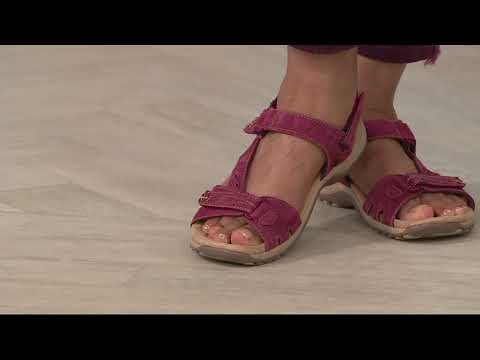 Earth Origins Suede Sport Sandals - Sophie on QVC