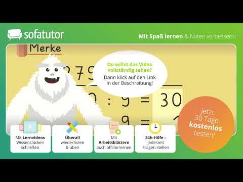 Halbschriftliches Dividieren Erklärung – Beispiele & Aufgaben