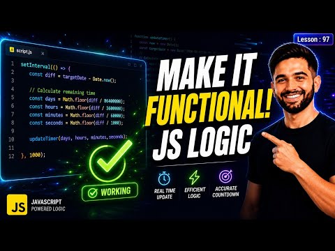 Javascript Countdown Timer Tutorial How To Code The Logic Step By Step