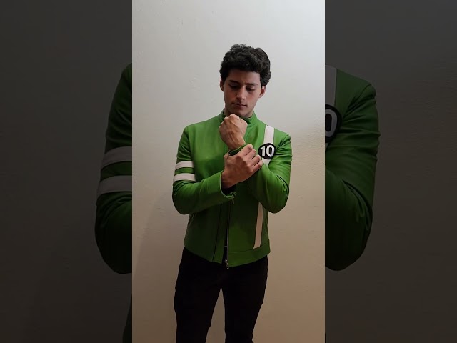 Vídeo relacionado con jiaren Ben Tennyson - Chaqueta de cosplay para hombres adultos, disfraz de anime para cosplay (M, verde)