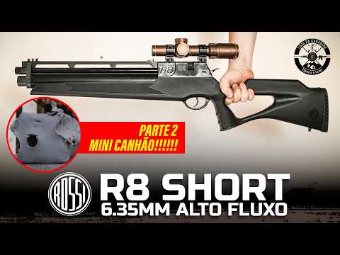 R8 SHORT 6.35mm Alto Fluxo em Ação: Teste Completo de Impacto e Penetração - PARTE 2