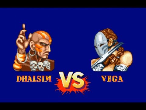 Street Fighter II Turbo Hyper Fighting - Dhalsim vs. Vega - Hardest Setting