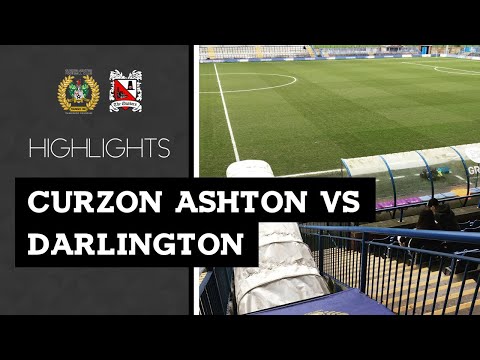Curzon Ashton 1-1 Darlington - Vanarama National League North - 2018/19