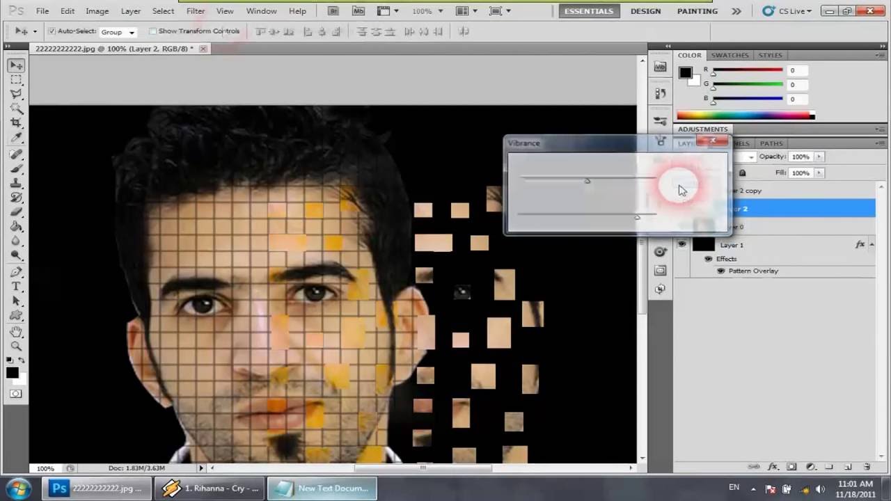 How to create explosion effect in adobe photoshop - video 2
