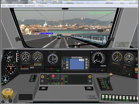 1)RV 2308 Roma T.ni-Firenze SMN.Abil.ne E464.Inser.nto 78poli.Abil.ne in parking Pilota UIC-X.