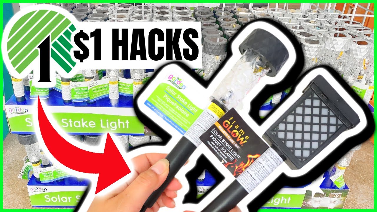 Dollar Tree Solar Light Hacks (DIYS so GENIUS)!