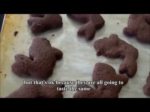Baking Chocolate Bunny Cookies!
