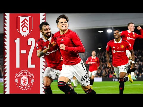 GARNACHO STOPPAGE-TIME WINNER! 😮‍💨 | Fulham 1-2 Man Utd | Highlights