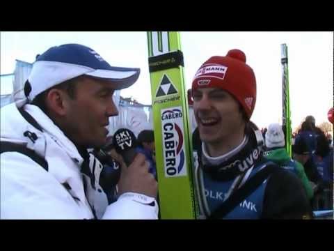 Andreas Wank & Maximilian Mechler im Interview - Vikersund 26.02.2012
