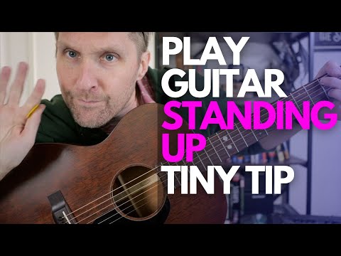 Playing Standing Up / Perfect Strap Height  - Tiny Tuesday Tips with sTuart!