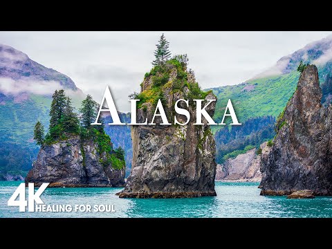 Alaska 4K - Scenic Relaxation Film With Calming Cinematic Music - Wonderful Nature