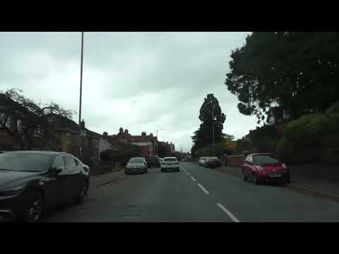 Driving On Bath Road, Commandery Road & Sidbury, Worcester, England 30th October 2020
