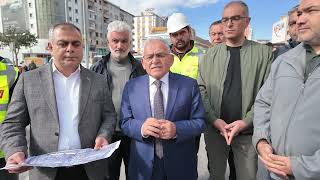 baskan buyukkilictan 25 milyon tllik altyapi deplase calismalarina yerinde inceleme