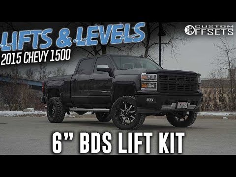 Lifts & Levels: 6” BDS Lift Kit w/ Optional Leaf Springs 2015 Chevy 1500