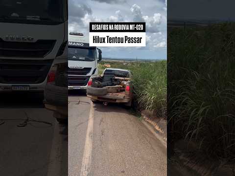 Engarrafamento MT-020 a Paranatinga-MT 🔂 Canarana |  #matogrosso #araguaia #noticias #viralshorts