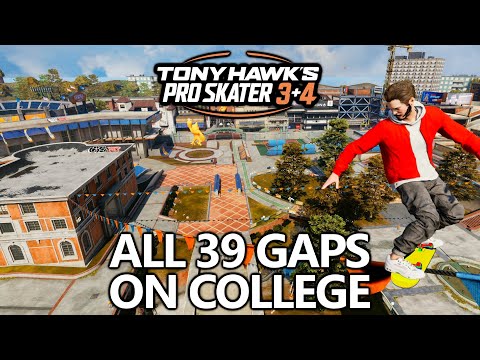 Tony Hawks' Pro Skater 3+4 - All College Gaps