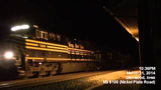 preview picture of video 'Heritage Units on the BNSF Part 1 [HD]'