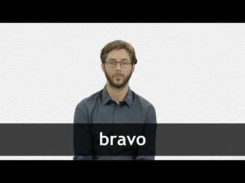 How to pronounce BRAVO in French