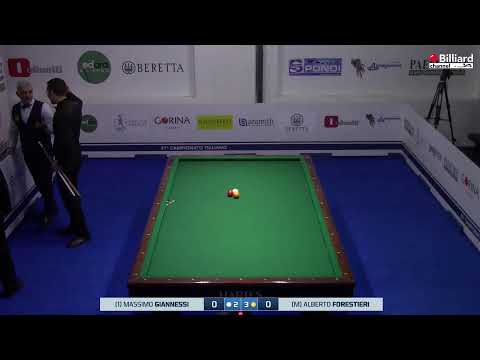 Giannessi Massimo VS Forestieri Alberto - 21° Campionato Italiano Brescia