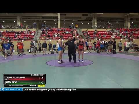 170 Lbs Champ. Round 1 - Talon McCollom, OK Vs Kyus Root, IL 55a1