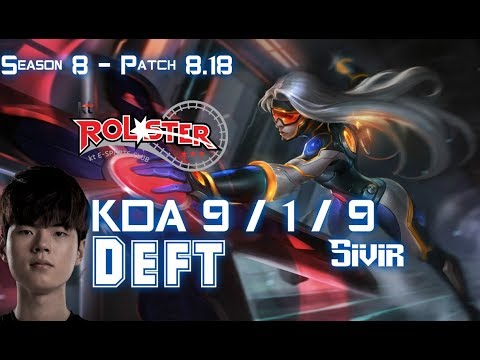 KT Deft SIVIR v KAI'SA ADC - Patch 8.18 KR Ranked