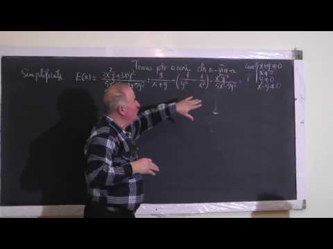 1/2 1299 Expresii cu toate operatiile Conditii de existenta expresii Formule calcul prescurtat Cls 8