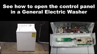 General Electric Washing Machine Not Starting - The Control Panel