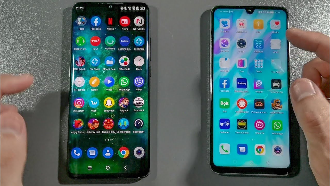 Huawei P30 Lite vs TCL 10 Pro Comparison Speed Test