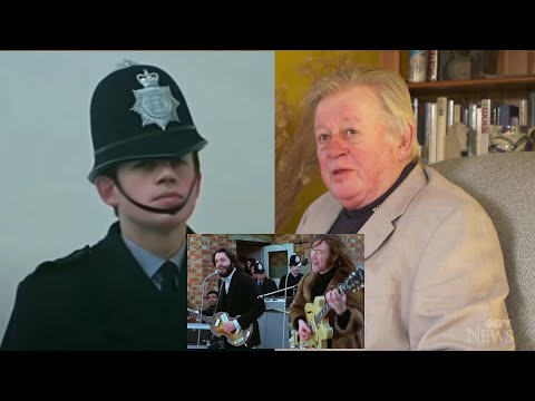 Policial que terminou o último show dos Beatles, no telhado (legendado)