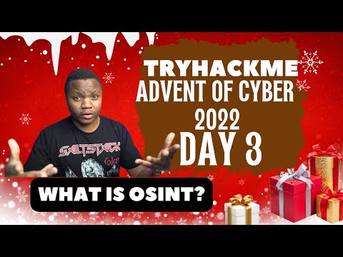 Tryhackme Advent of Cyber 2022 CTF Challenge Solutions | Day 3 What is OSINT