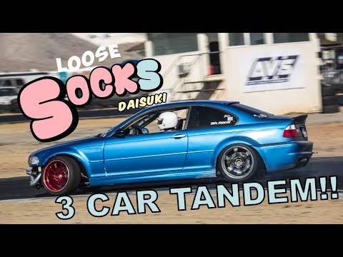 3 DRIFT CARS TANDEM IN PURE DARKNESS! | LSD AURA | #TheE46DriftBuild Ep 70