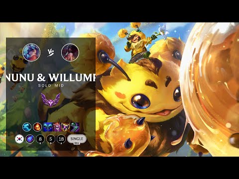 Nunu & Willump Mid vs Akali - KR Master Patch 12.10