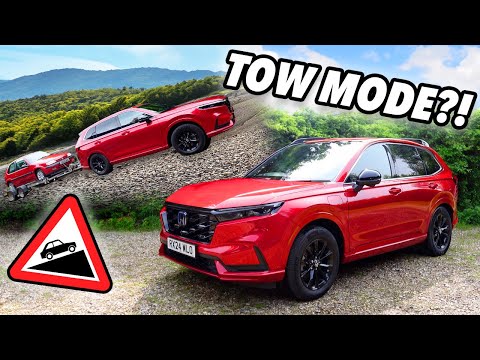 NEW HONDA CR-V PHEV Plug-In Hybrid REVIEW & TOWING TEST! The Ultimate Hybrid SUV?