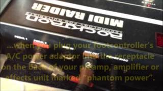 Video thumbnail for rocktron midi raider foot controller pedal 7 pin midi power review by Sammy Bones
