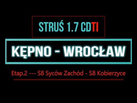 S8 SYCÓW Zachód - S8 KOBIERZYCE GPS [S8-A8][e2 Kępno-Wrocław] @BoczneDrogi